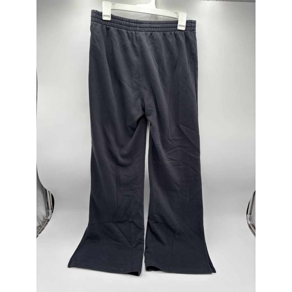 Vuori Sedona Straight Leg Sweatpants Women's Large Black 29" Inseam Side Slit - Picture 4 of 11